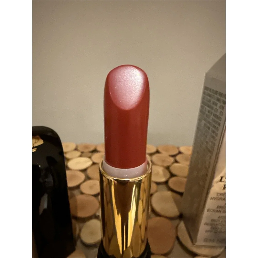 Lancome‎ L' Absolu Rouge Rose Mythique Lipstick NIB Replenishing And Reshaping